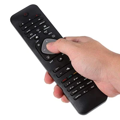 Abbildung von Diyeeni Ersatz Fernbedienung für Philips LED LCD Smart Fernseher, Universal TV Remote Control mit Reichweite 8m Schwarz …