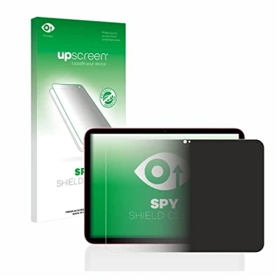 Abbildung von upscreen Anti Spy Blickschutzfolie für Apple iPad 10.9&quot; 2022 WiFi (10. Gen.) Privacy Screen Displayschutz Folie [Sichtschutz, Blaulichtfilter]