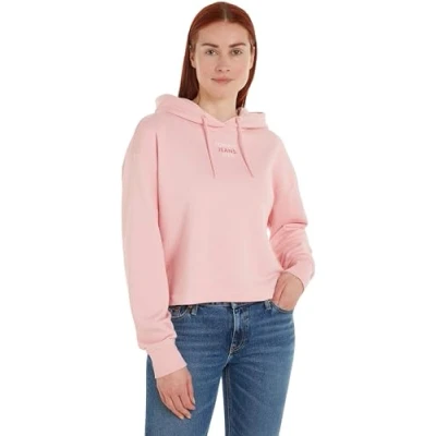 Abbildung von Tommy Jeans Kapuzensweatshirt &quot;TJW RLX ESSENTIAL LOGO1 HOOD EXT&quot;, mit Markenlabel Stickerei
