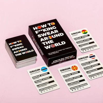 Abbildung von Gift Republic How to Swear Around The World, Kunststoff, Mehrfarbig, 3.5 x 15 9 cm