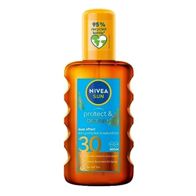 Abbildung von NIVEA Sun Protect &amp; Bronze Naturbräunungsöl SPF 30, 200 ml
