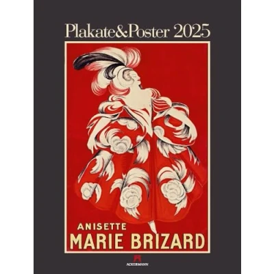 Abbildung von Plakate &amp; Poster Kalender 2025, Wandkalender mit Werbeplakaten im Hochformat (50x66 cm) Kunstkalender Plakatkunst