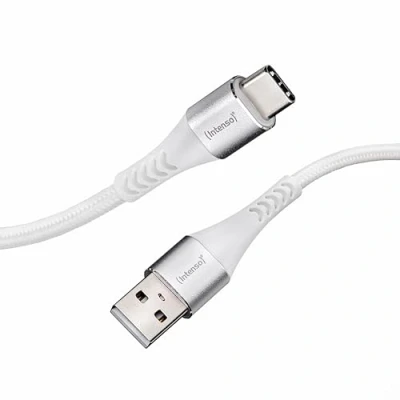 Abbildung von Intenso USB Cable A315C, A auf C Daten und Ladekabel, Quick Charge mit bis zu 60 Watt, Nylon, 1.5 Meter, weiß