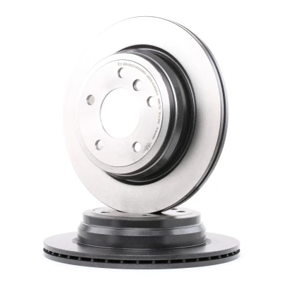 Abbildung von BREMBO COATED DISC LINE 09.B338.21 Bremsscheibe 300 20 5 innenbelüftet beschichtet hochgekohlt mit Schrauben BMW: 1 Schrägheck, X1, 3 Touring kfzteile