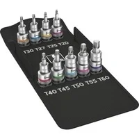 Abbildung von Wera 05004202001 8767 C HF Bit Sortiment, 1 Zyklop Bitnuss Satz TORX, mit Haltefunktion, 60 mm, 9 Stück