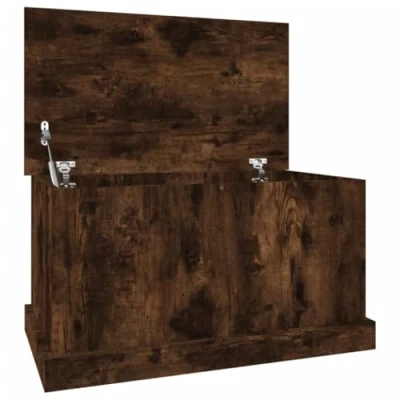 Abbildung von vidaXL Aufbewahrungsbox Truhe Räuchereiche 70x40x38 cm Holzwerkstoff (1 St)