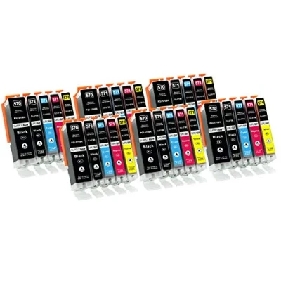 Abbildung von Supply Guy 30 XL Patronen kompatibel mit Canon PGI 570 CLI 571 für MG5700 MG5750 MG5751 MG5752 MG5753 MG6800 MG6850 MG6851 MG6852 MG6853 TS5000 TS5050 TS5051 TS5053 TS5055 TS6050 TS6051 TS6052