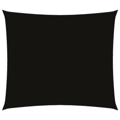 Abbildung von vidaXL Sonnensegel Wasserfest Sonnenschutz Windschutz Sonnendach UV Schutz Garten Terrasse Balkon Oxford Gewebe Rechteckig 2,5x3m Schwarz