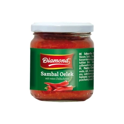 Abbildung von Diamond Sambal Oelek, sehr scharf, 6er Pack (6 x 200 g Packung)