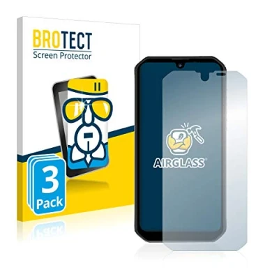 Abbildung von BROTECT Schutzglas für Blackview BV9900 (3 Stück) Schutzfolie Panzer Folie Glas [Extrem Kratzfest 9H, Anti Fingerprint, Ultra Transparent]