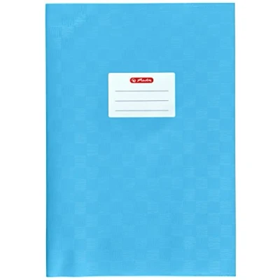 Abbildung von Herlitz 5204151 Hefthülle A4 Baststruktur, 25 Stück, hellblau