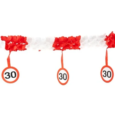 Abbildung von Geburtstagsdeko Girlande 30 Geburtstag Deko Mann Frau Männer Frauen Tischdeko 30. Tiwoca