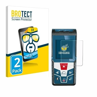 Abbildung von BROTECT (2 Stück Schutzfolie für Bosch GLM 50 C Professional Displayschutz Folie Ultra Klar