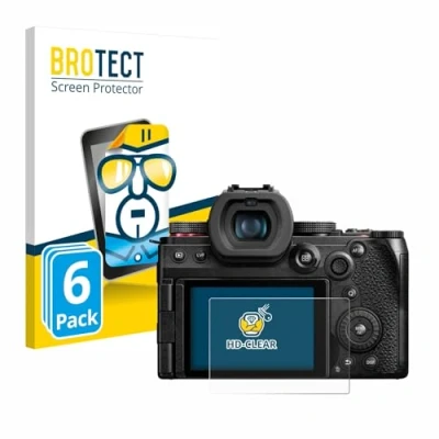 Abbildung von BROTECT (6 Stück Schutzfolie für Panasonic Lumix DC G9 II Displayschutz Folie Ultra Klar