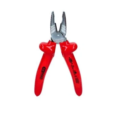 Abbildung von KS TOOLS 117.1275 Kombinationszange 185, 40, 16,5 Werkzeugstahl mit Schneidefunktion