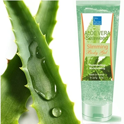 Abbildung von bleu &amp; marine Bretania Meeresalgen Aloe Vera Abnehmendes Gel Anti Cellulite 227ml Hautstraffung Lymphdrainage Für Hartnäckige Cellulite, Grün, 227 g (1er Pack)