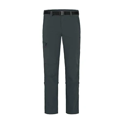 Abbildung von Bergson Outdoorhose REDWOOD Herren Wanderhose, vielseitig, pflegeleicht, Langgrößen, dunkel grau