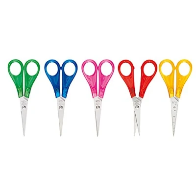 Abbildung von Wedo Bastelschere spitz 13cm farbig sortiert