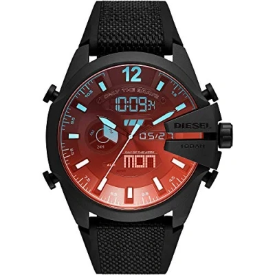 Abbildung von Diesel Chronograph MEGA CHIEF, DZ4548, Quarzuhr, Armbanduhr, Herrenuhr, Datum, digitale Anzeige,Stoppfunktion