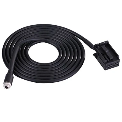 Abbildung von Keenso 6000 CD Auto Audio Buchse AUX Eingang Adapterkabel mit 4 STK Removal Tool Schlüssel