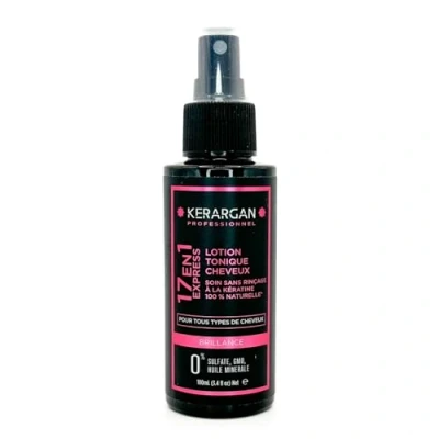 Abbildung von Kerargan Tonikum Lotion mit Keratin für glänzendes und gestärktes Haar Feuchtigkeitsspendend, entwirrend, hitzeschützend Anti Frizz Volumen Ohne Sulfate, GVO oder Mineralöle 100ml