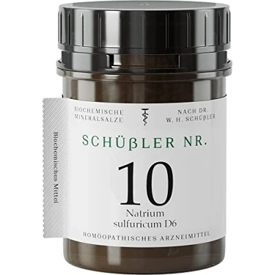Abbildung von Schüssler Nr.10 Natrium sulfuricum D 6 T 200 St