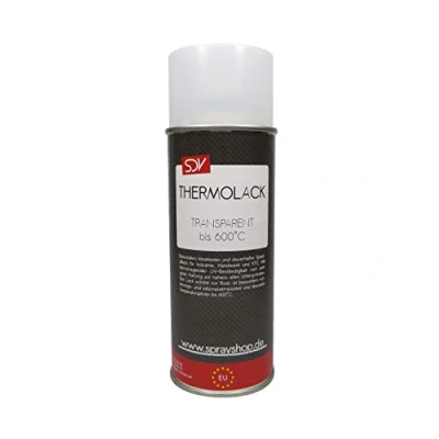 Abbildung von SDV Chemie Thermolack Spray transparent bis 600C 6X 400ml Auspufflack Ofenlack Motorlack Grill Lack