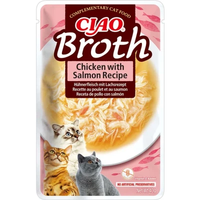 Abbildung von CIAO Broth Katzensnack Huhn und Lachs