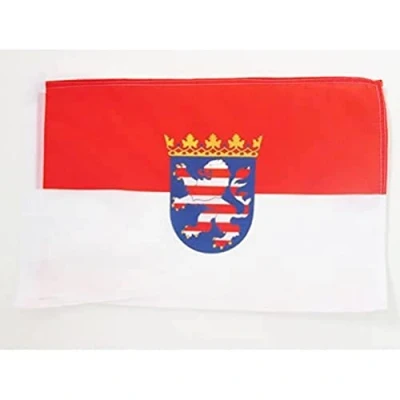 Abbildung von AZ FLAG Flagge Hessen 45x30 Cm Mit Kordel Fahne 30 x 45 Flaggen