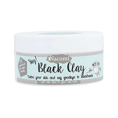 Abbildung von Nacomi Natural Black Clay Face &amp; Body Mask 90g