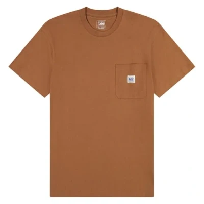 Abbildung von Lee Short Sleeve Pocket Tshirt basic, Herren, Größe: Large, Burlwood