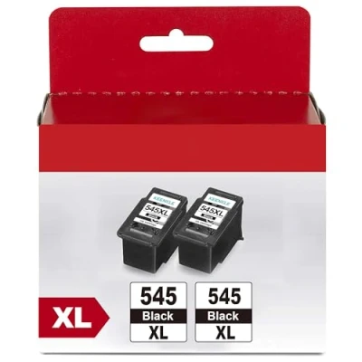 Abbildung von PG 545XL 545 XL Schwarz Druckerpatronen für Canon 545XL, Pixma TS3450 MG2550S MG2555S TR4550 TR4551 TS3150 TS3151 MG2950 MG3050 MX490 MX495 iP2850 MG2450 MG3053 Druckers (2er Pack)