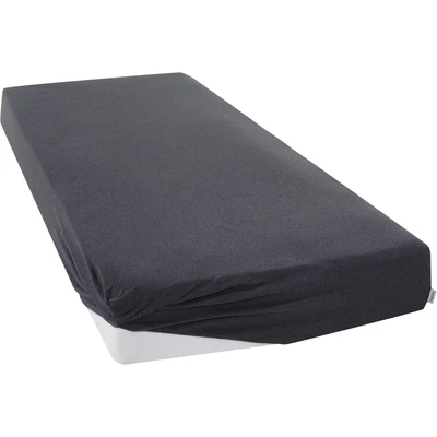 Abbildung von andas Spannbettlaken &quot;Valje, Laken aus Jersey, für Matratzenhöhe bis zu 25 cm, Qualität 130 g/m², mit Gummizug, nachhaltiges Bettlaken 100% Baumwolle&quot;, (1 St.)
