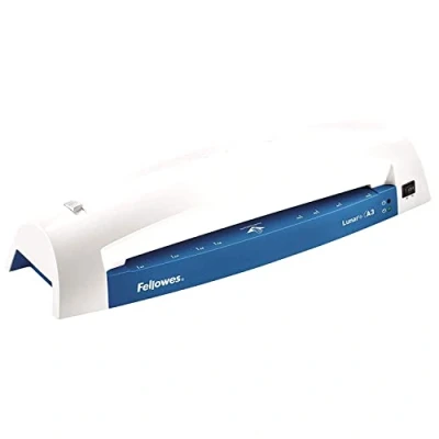 Abbildung von Fellowes 5742701 Laminiergerät für die gelegentliche Nutzung Zuhause oder im Office geeignet 80 und 125 Mikron Laminierfolien bis A3 Format, blau
