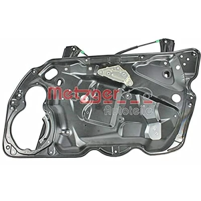 Abbildung von Metzger Fensterheber vorne rechts elektrisch ohne Elektromotor, mit Grundträger für Linkslenker 2160298 VOLKSWAGEN: Passat B6 Variant