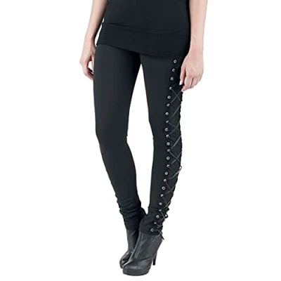 Abbildung von Vixxsin Leggings Corset Gothic Schnürung Industrial Goth Cyber Punk
