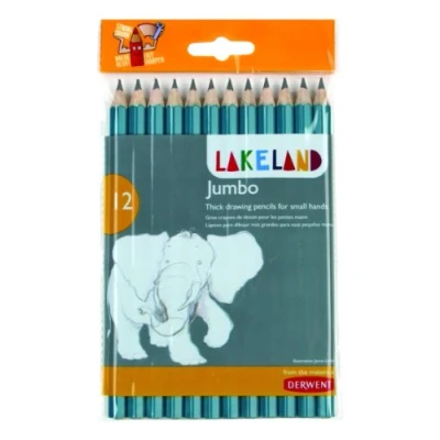 Abbildung von Lakeland Jumbo Graphit Bleistifte, 12 x HB