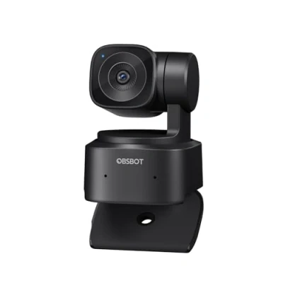 Abbildung von OBSBOT Tiny SE 1080P 100FPS Webcam für PC, AI Tracking PTZ Streaming Kamera mit 1/2,8&quot; Sensor, Gestensteuerung, Dual ISO, Staggered HDR, Webkamera Mac, Laptop, Tablet, Meetings, Gaming usw.