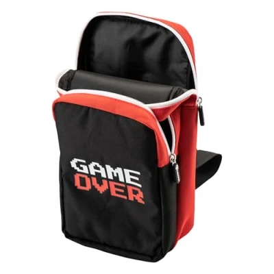 Abbildung von Subsonic Umhängetasche für Nintendo Switch 2 oder Oled, Schutztasche mit Konsolen und Zubehörfach Große Transport Aufbewahrungstasche Konsole, Spiele Zubehör