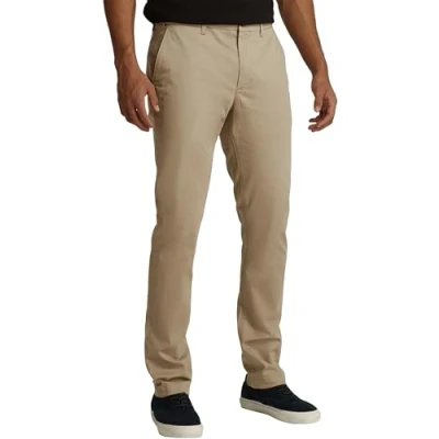 Abbildung von Tommy Hilfiger Herren Chino Hose Bleecker Printed Structure Slim Fit, Beige (Batique Khaki), 36W/30L