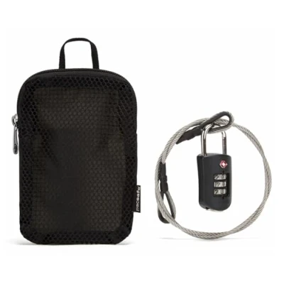 Abbildung von Pacsafe Combination lock with Prosafe 1000 steel cable, Black