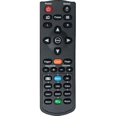 Abbildung von Aimdio BR 5053C /5080C Beamer Fernbedienung für OPTOMA EH341 EH345 EH400+ EH400 EH412ST EH412 EH412x EH416 EH460ST EH460 EH461 EH465 EH470 EH490 EH504WIFI EH504 EH512