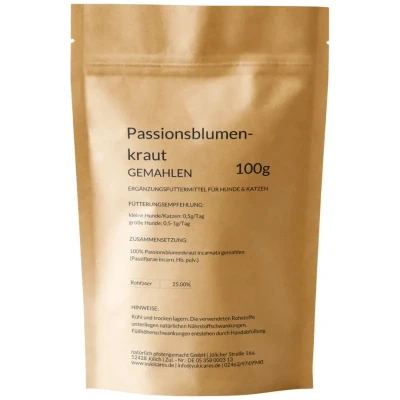 Abbildung von Passionsblume gemahlen 100g one size