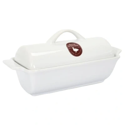 Abbildung von COOK CONCEPT GESCHMACK UND KC24201 Medallion Foie Gras Terrine, GRES, Weiß Rot Grau, für 500gr