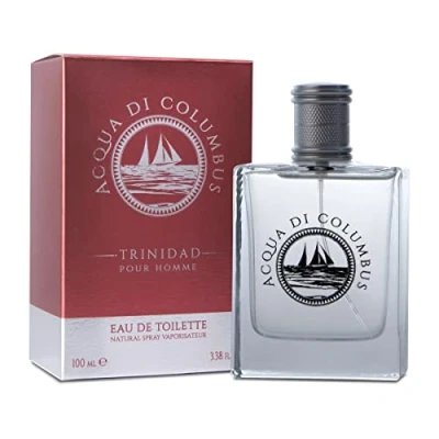 Abbildung von ACQUA DI COLUMBUS Trinidad Eau de Toilette, Herrenduft, Colombus Wasser, Noten von Wildrose und Zeder, 100 ml