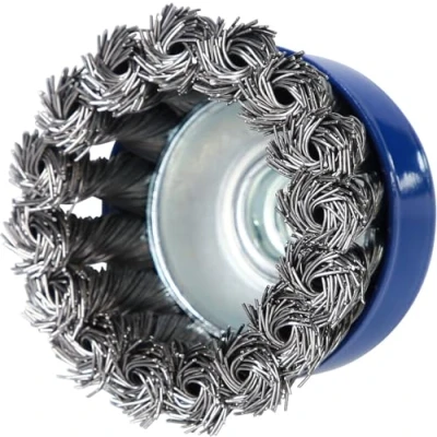 Abbildung von KS TOOLS BT103103 Topfbürste, Winkelschleifer 65mm M14 x 2,0 mm 125001/min