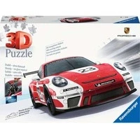 Abbildung von Ravensburger 3D Puzzle Porsche 911 GT3 Cup Salzburg Design, 108 Puzzleteile, Made in Europe, FSC® schützt Wald weltweit