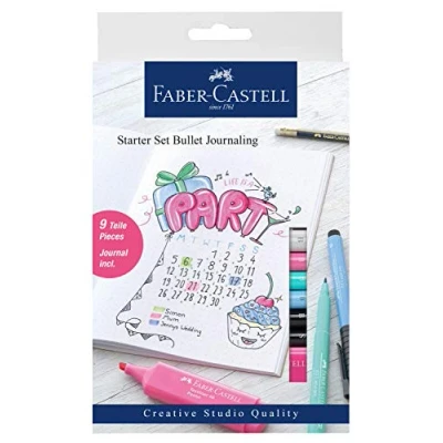 Abbildung von PITT artist Handlettering Bullet Journaling 9 delige set met gratis gids