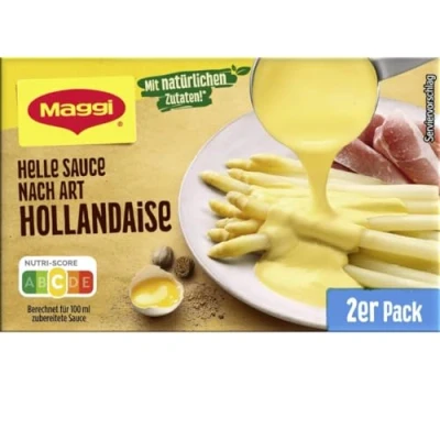 Abbildung von Maggi Helle Sauce nach Art Hollandaise 2 x 0,25 Mililiter 12 STÜCK + pufai
