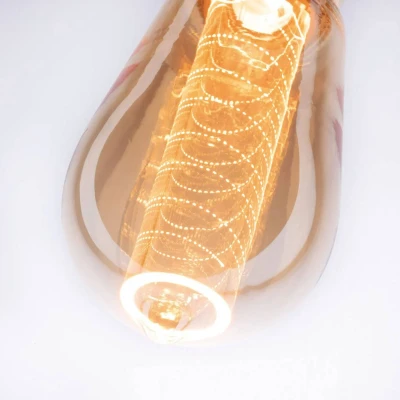 Abbildung von Paulmann 28598 LED Lampe ST64 Inner Glow 4W Retro Leuchtmittel Gold mit Innenkolben Glas 1800K Goldlicht E27